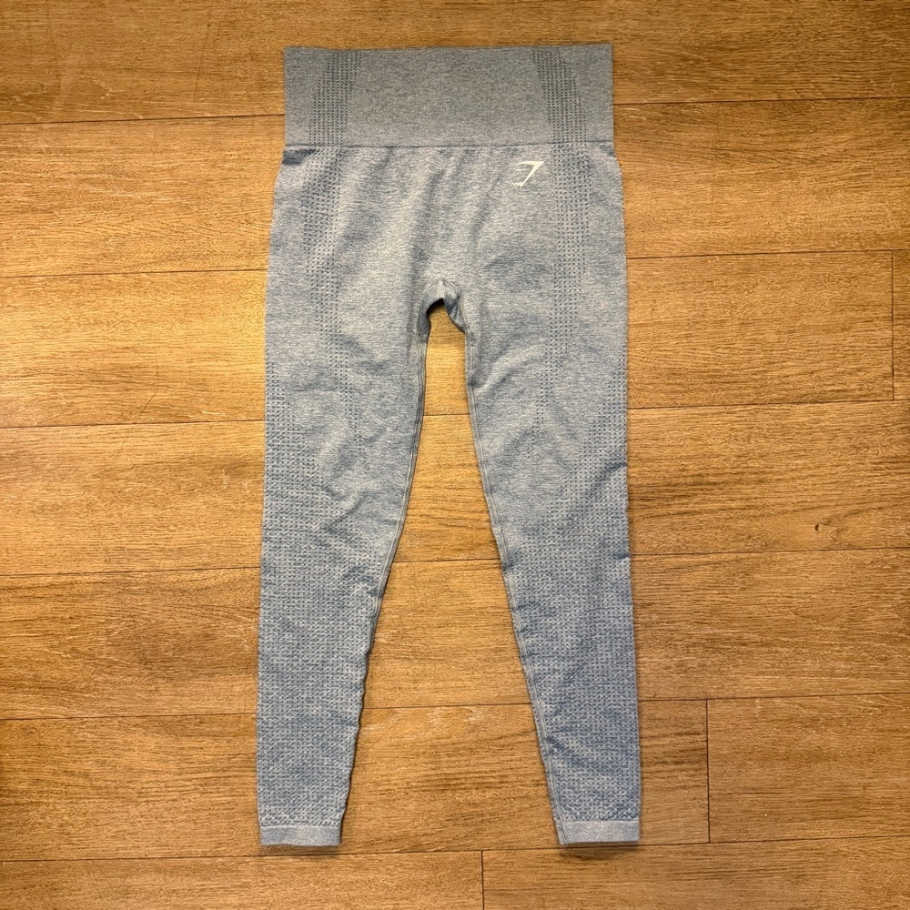 Gymshark blue  Textured Leggings women size small